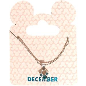 December Birthstone Necklace, purchased at Disneyland but never worn, brand new!